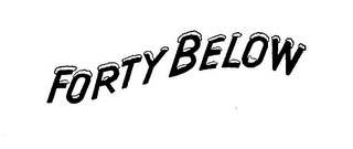 FORTY BELOW logo