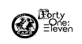 FORTY ONE ELEVEN CAFE logo