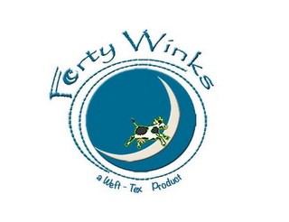 FORTY-WINKS A WEFT-TEX PRODUCT logo