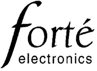 FORTÉ ELECTRONICS logo