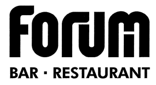 FORUM BAR RESTAURANT logo