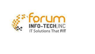 FORUM INFO-TECH, INC IT SOLUTIONS THAT FIT logo