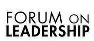 FORUM ON LEADERSHIP logo