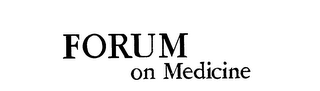 FORUM ON MEDICINE logo