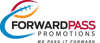 FORWARD PASS PROMOTIONS WE PASS IT FORWARD logo