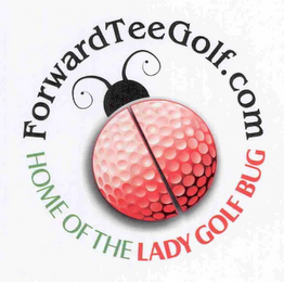 FORWARDTEEGOLF.COM HOME OF THE LADY GOLF BUG logo