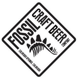 FOSSIL CRAFT BEER COMPANY COLORADO SPRINGS, COLORADO logo
