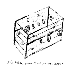 FOSSIL FIND IT'S WHERE YOU'LL FIND YOUR FOSSIL. logo