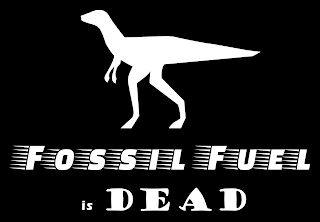 FOSSIL FUEL IS DEAD logo