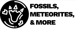 FOSSILS, METEORITES, & MORE logo