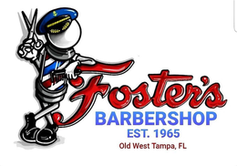 FOSTER'S BARBERSHOP EST. 1965 OLD WEST TAMPA, FL logo