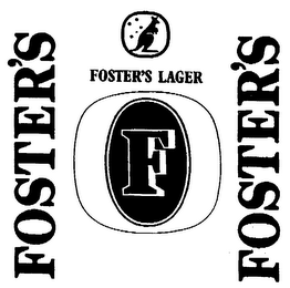 FOSTER'S FOSTER'S LAGER F FOSTER'S logo