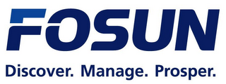 FOSUN DISCOVER. MANAGE. PROSPER logo