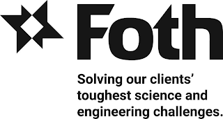 FOTH SOLVING OUR CLIENTS' TOUGHEST SCIENCE AND ENGINEERING CHALLENGES. logo