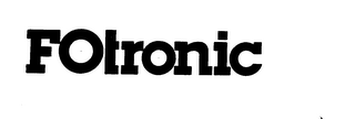 FOTRONIC logo