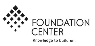 FOUNDATION CENTER KNOWLEDGE TO BUILD ON. logo