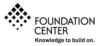 FOUNDATION CENTER KNOWLEDGE TO BUILD ON. logo