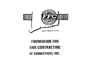 FOUNDATION FOR FAIR CONTRACTING OF CONNECTICUT, INC. FFC OF CONNECTICUT FOUNDATION FOR FAIR CONTRACTING "EQUITY, INTEGRITY, JUSTICE" logo