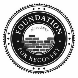 FOUNDATION FOR RECOVERY SINCE 2005 logo