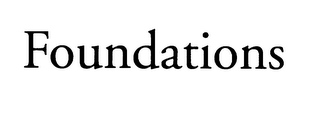 FOUNDATIONS logo