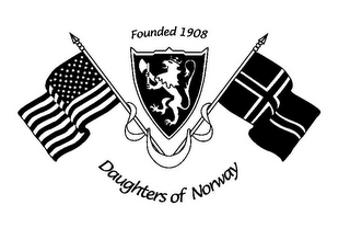 FOUNDED 1908 DAUGHTERS OF NORWAY logo