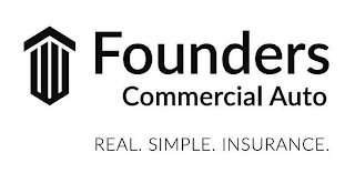 FOUNDERS COMMERCIAL AUTO REAL. SIMPLE. INSURANCE. logo