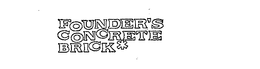 FOUNDER'S CONCRETE BRICK logo