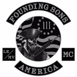 FOUNDING SONS III LE/MV MC AMERICA logo