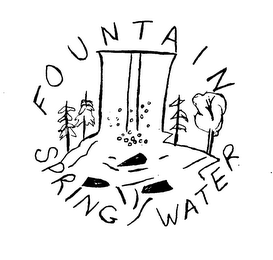 FOUNTAIN SPRING WATER logo
