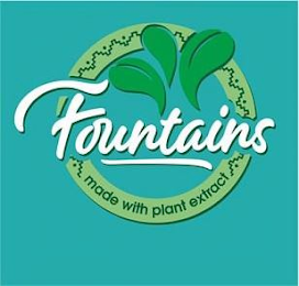 FOUNTAINS MADE WITH PLANT EXTRACT logo