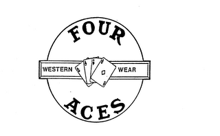 FOUR ACES WESTERN WEAR logo