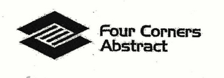 FOUR CORNERS ABSTRACT logo