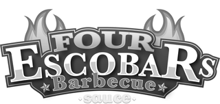FOUR ESCOBARS BARBECUE SAUCE logo