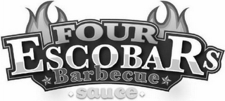 FOUR ESCOBARS BARBECUE SAUCE logo