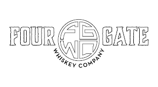 FOUR FGWC GATE WHISKEY COMPANY logo