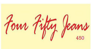FOUR FIFTY JEANS 450 logo