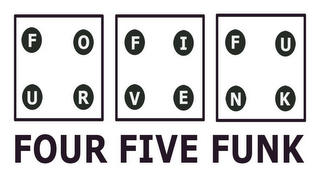 FOUR FIVE FUNK logo