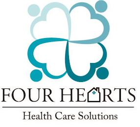 FOUR HEARTS HEALTHCARE SOLUTIONS. logo