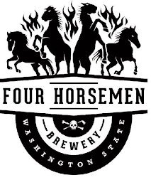FOUR HORSEMEN BREWERY WASHINGTON STATE logo