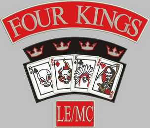 FOUR KINGS  LE/MC logo