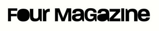 FOUR MAGAZINE logo