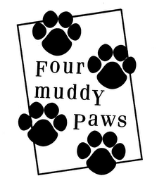 FOUR MUDDY PAWS logo
