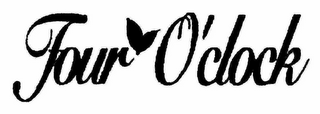 FOUR O'CLOCK logo