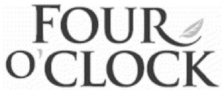 FOUR O'CLOCK logo