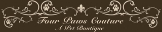 FOUR PAWS COUTURE A PET BOUTIQUE logo