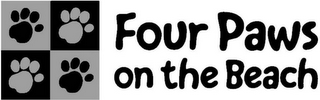 FOUR PAWS ON THE BEACH logo