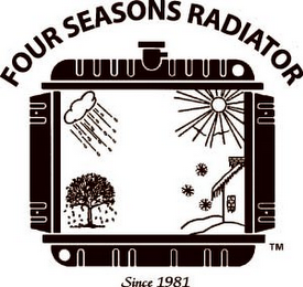 FOUR SEASONS RADIATOR SINCE 1981 logo