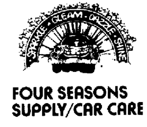 FOUR SEASONS SUPPLY/CAR CARE SPARKLE-GLEAM-DAZZLE-SHINE logo
