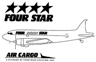 FOUR STAR AIR CARGO A DIVISION OF FOUR STAR AVIATION, INC. FOUR STAR logo