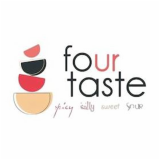 FOUR TASTE SPICY SALTY SWEET SOUR logo